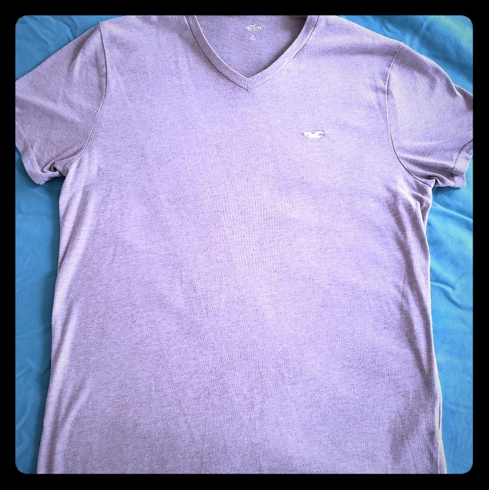 Hollister Mens Cotton V-Neck Tee